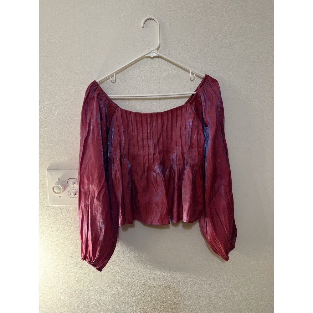 Altar'd State Pink And Blue Irradescent Crop Women's Size S